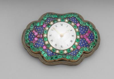 图片[2]-Set of belt-watch plaques with European champleve enamels , 19th century-China Archive